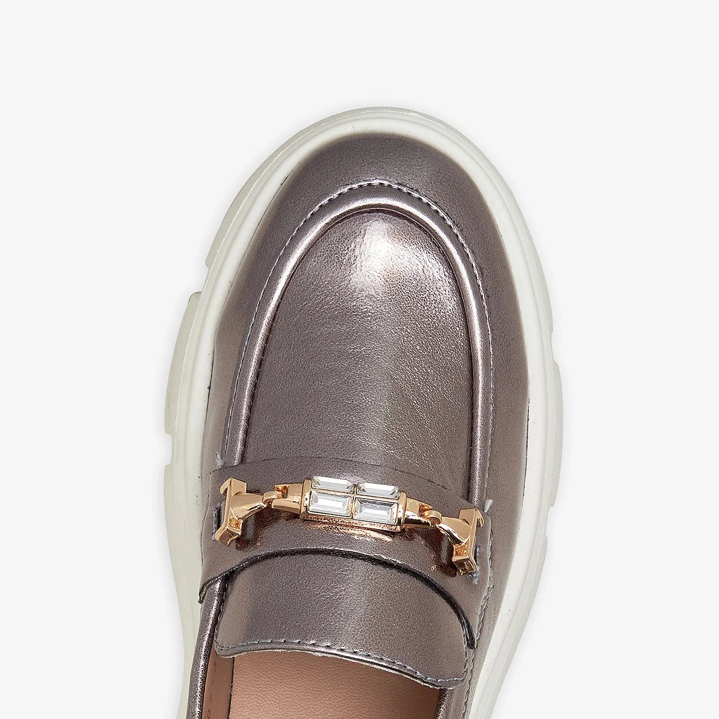 Women's Chunky Trim Loafers