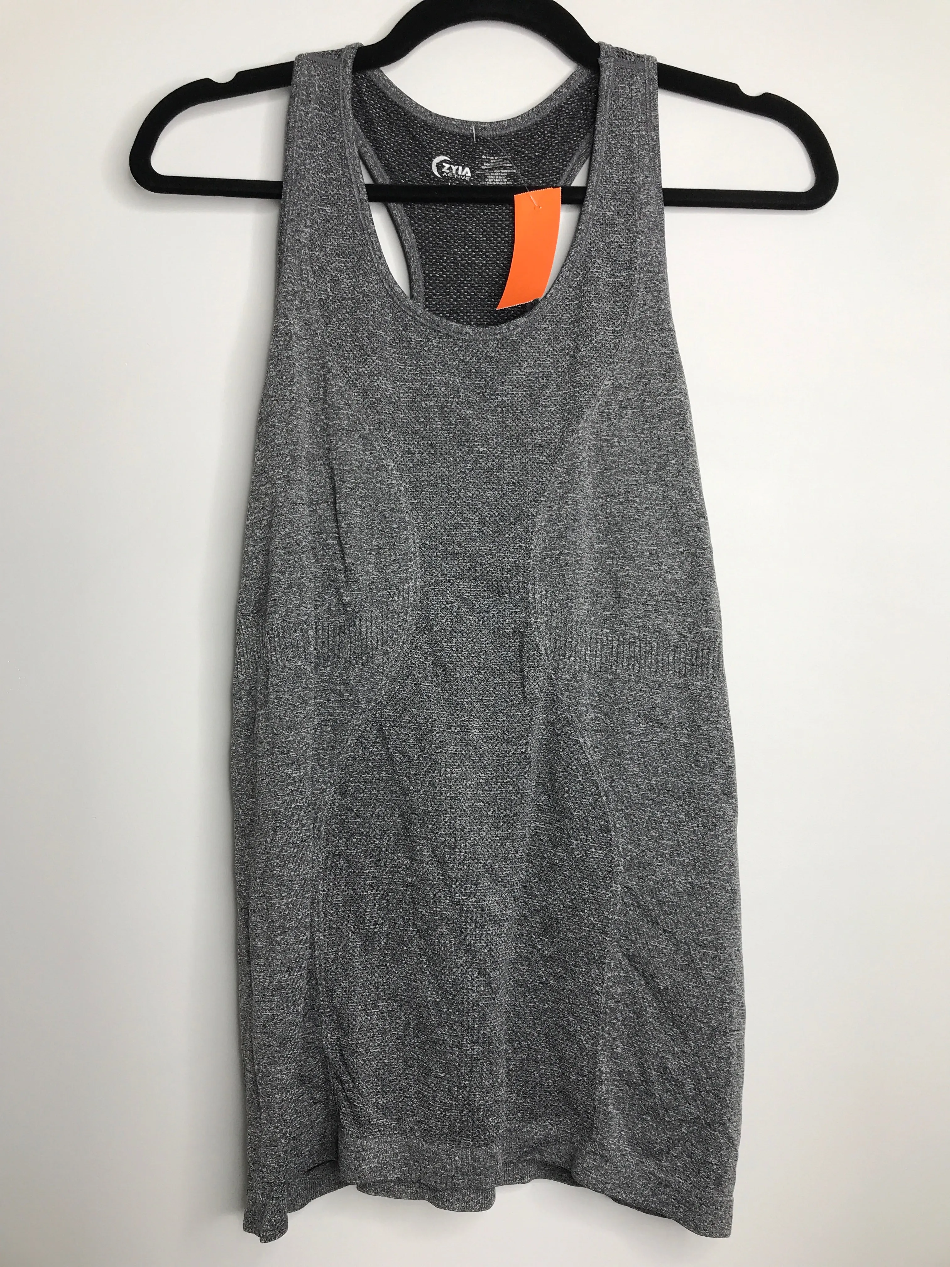 Womens Size Lg Misses Gray Zyia Active Athletic Top