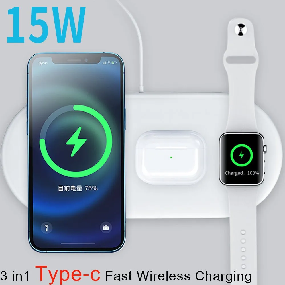 Woowooh Multifunctional 3-in-1 Wireless Charging Platform