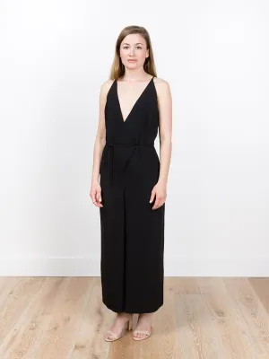 wrap front jumpsuit