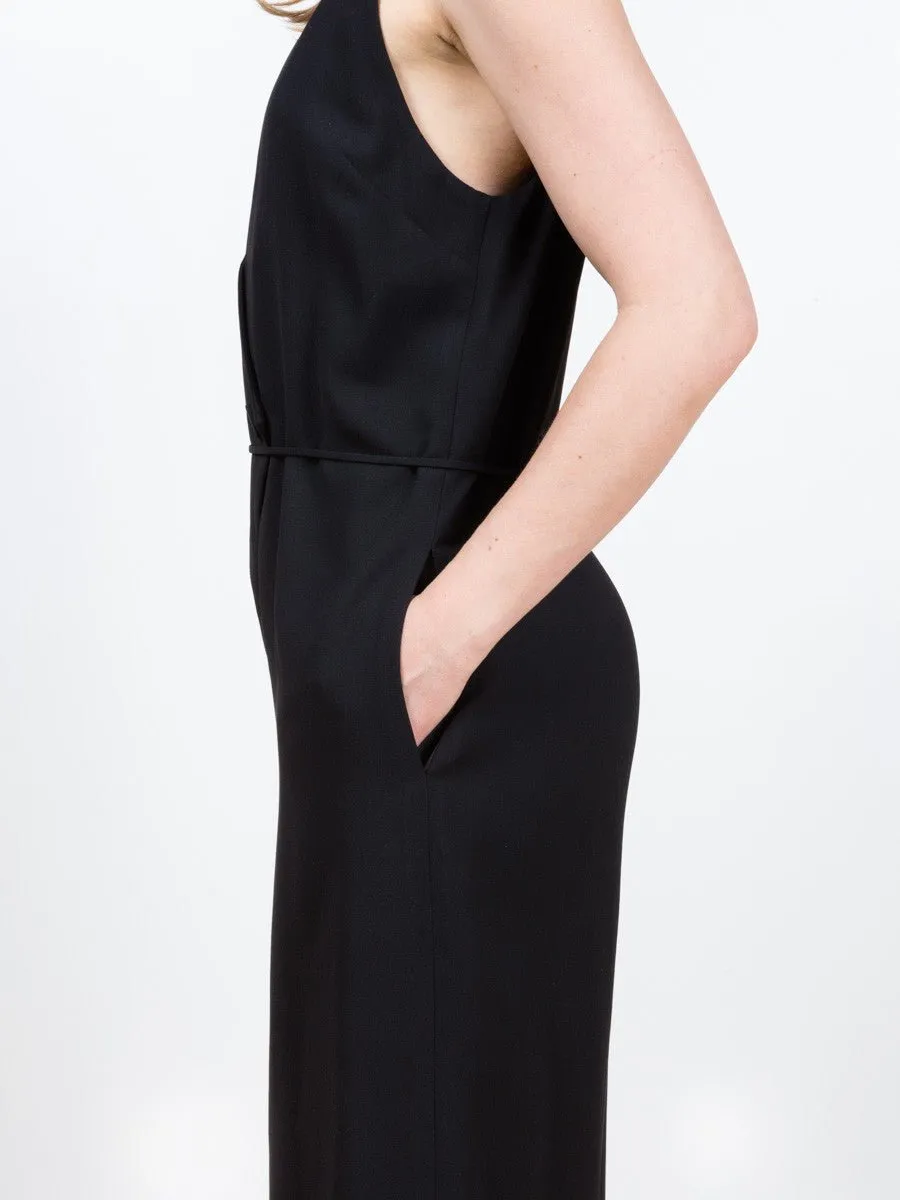 wrap front jumpsuit