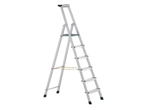 Zarges Anodised Trade Platform Steps, Platform Height 1.76M 8 Rungs