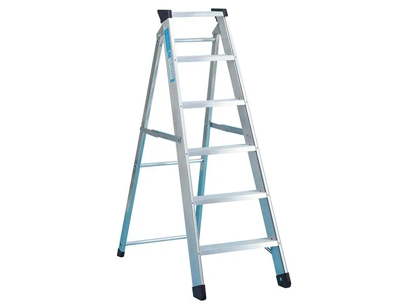 Zarges Industrial Swingback Steps Open 1.30M Closed 1.44M 6 Rungs